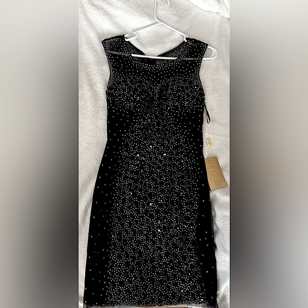 LARA Design Sparkly Black Prom/ Homecoming Dress
